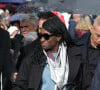 Ramatoulaye Diop, compagne de Michel Blanc, arrive aux obsèques de l'artiste.
Ramatoulaye Diop aux obsèques de Michel Blanc, en l'église à Saint-Eustache, à Paris.