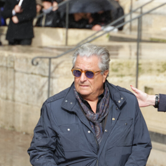 Christian Clavier -  Les obsèques de Michel Blanc, le jeudi 10 octobre 2024 à l'église Saint-Eustache, à Paris