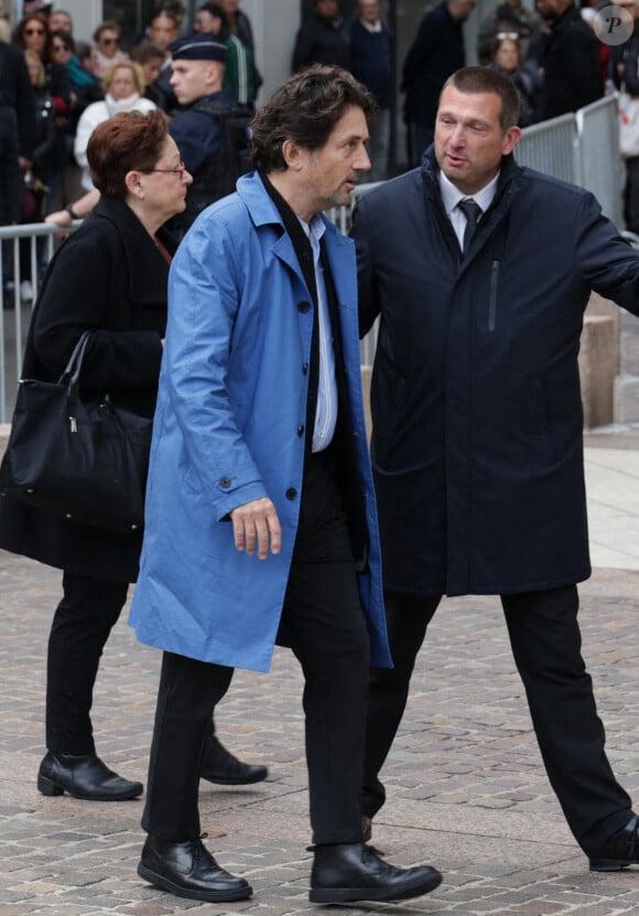 Bruno Madinier -  Les obsèques de Michel Blanc, le jeudi 10 octobre 2024 à l'église Saint-Eustache, à Paris