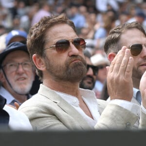 14/07/2024 Gerard Butler Homme Finale Quatorzième jour des Championnats de Tennis de Wimbledon 2024 à Londres