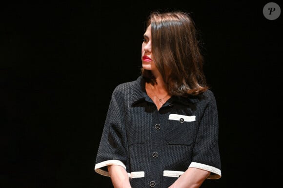 Charlotte Casiraghi lors de la cérémonie de proclamation de l'édition 2024 des Prix de la Fondation Prince Pierre à l'opéra Garnier à Monaco, le 8 octobre 2024. © Bruno Bebert / Bestimage 