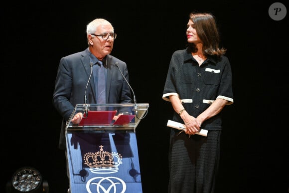 Charlotte Casiraghi lors de la cérémonie de proclamation de l'édition 2024 des Prix de la Fondation Prince Pierre à l'opéra Garnier à Monaco, le 8 octobre 2024. © Bruno Bebert / Bestimage 