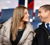 Belen Cosimo, la mère de son fils, désormais séparée de lui...David Trezeguet assiste au match de football de la Première Ligue française, Paris Saint-Germain vs Toulouse au stade du Parc des Princes à Paris, France, le 21 février 2015. Photo par Laurent Zabulon/ABACAPRESS.COM