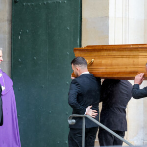 Obsèques de Michel Blanc en l'église Saint-Eustache à Paris, le 10 octobre 2024. © Moreau / Jacovides / Bestimage