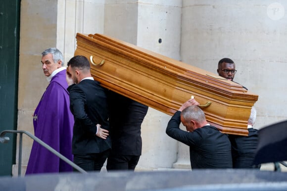 Obsèques de Michel Blanc en l'église Saint-Eustache à Paris, le 10 octobre 2024. © Moreau / Jacovides / Bestimage