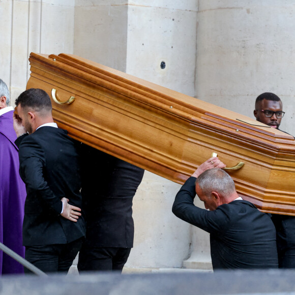 Obsèques de Michel Blanc en l'église Saint-Eustache à Paris, le 10 octobre 2024. © Moreau / Jacovides / Bestimage