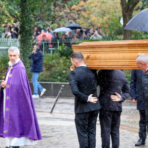 Obsèques de Michel Blanc en l'église Saint-Eustache à Paris, le 10 octobre 2024. © Moreau / Jacovides / Bestimage