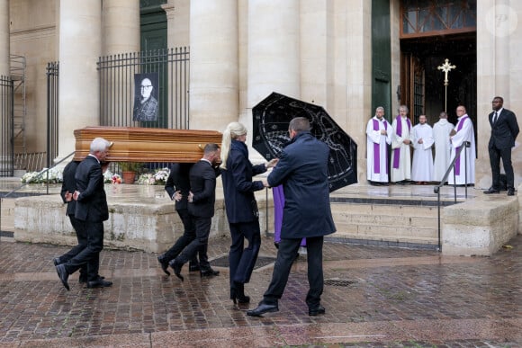 Obsèques de Michel Blanc en l'église Saint-Eustache à Paris, le 10 octobre 2024. © Moreau / Jacovides / Bestimage