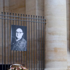 Obsèques de Michel Blanc en l'église Saint-Eustache à Paris, le 10 octobre 2024. © Moreau / Jacovides / Bestimage