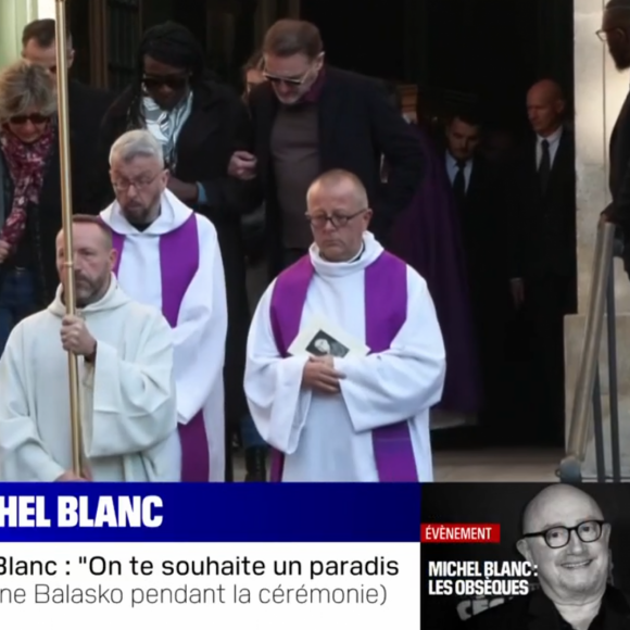 Lors de l'hommage à Michel Blanc, les applaudissements ont fusé, comme un dernier adieu à l'artiste.