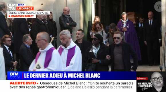 Lors de l'hommage à Michel Blanc, les applaudissements ont fusé, comme un dernier adieu à l'artiste.