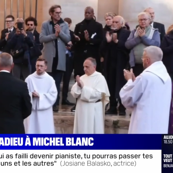 Lors de l'hommage à Michel Blanc, les applaudissements ont fusé, comme un dernier adieu à l'artiste.