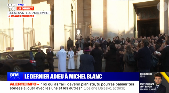 Lors de l'hommage à Michel Blanc, les applaudissements ont fusé, comme un dernier adieu à l'artiste.