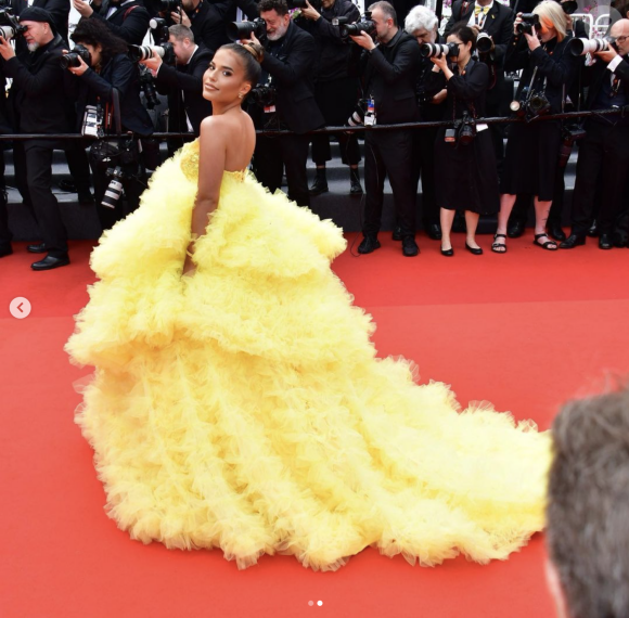 La jeune femme est actuellement incarcérée à la maison d'arrêt de Rouen
Poupette Kenza au Festival de Cannes.