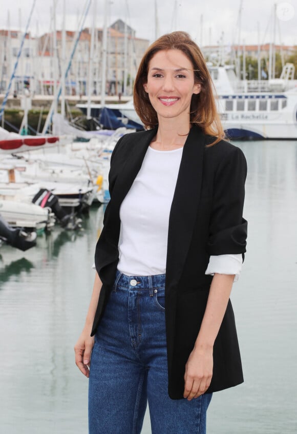 Doria Tillier - Photocall du film "Iris", en compétition, lors de la 26ème Edition du Festival de la Fiction de La Rochelle. Le 11 septembre 2024 © Patrick Bernard / Bestimage