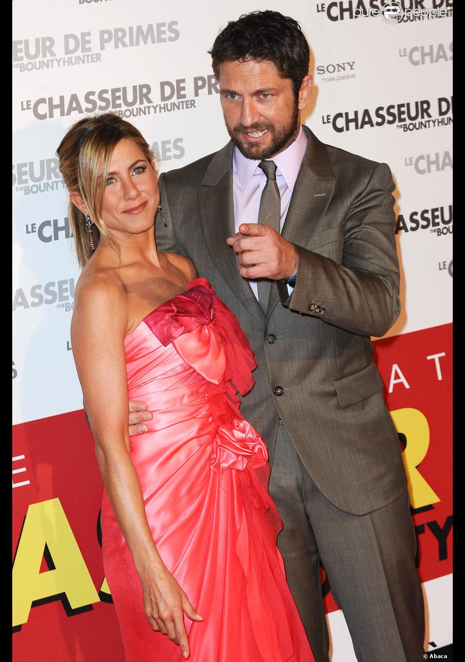 Jennifer Aniston et Gerard Butler lors de l'avant-première ...