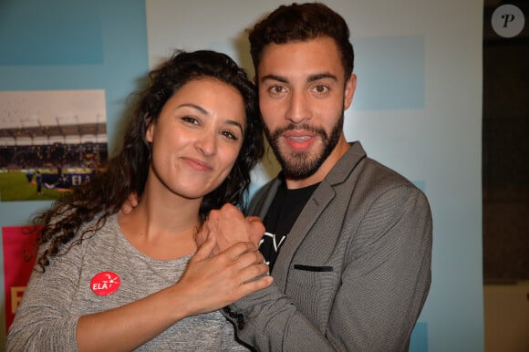 Shemss Audat ( Plus belle la vie ) et Marwan Berreni ( Plus belle la vie ) - Prix Ambassadeur ELA 2016 à la Cité des Sciences et de l'Industrie au Parc de la Vilette à Paris le 1 juin 2016.