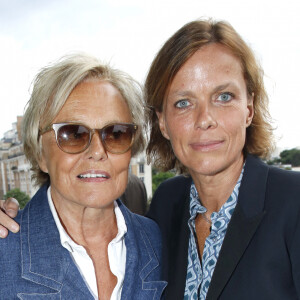 Exclusif - Muriel Robin et Anne Le Nen - Soirée des comédiens de séries de France Télévision lors des Internationaux de France de Tennis de Roland Garros 2024 - Jour 10 à Paris. Le 4 Juin 2024. © Bertrand Rindoff Petroff / Bestimage 