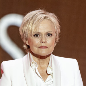 Exclusif - Muriel Robin lors de l'enregistrement de la soirée "Les 30 ans du sidaction - la soirée événement" au Grand Rex à Paris © Cyril Moreau / Coadic Guirec / Bestimage 