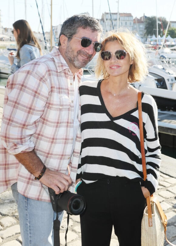 Ingrid Chauvin et son compagnon Philippe Warrin au photocall de la série "Demain nous appartient" lors de la 24ème édition du Festival de la Fiction TV de La Rochelle, Franc© Patrick bernard/Bestimage