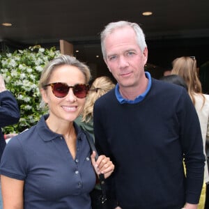 Anne-Sophie Lapix et Julien Arnaud au village (Jour 8) lors des Internationaux de France de Tennis de Roland Garros 2022 à Paris, France, le 29 mai 2022. © Bertrand Rindoff/Bestimage 