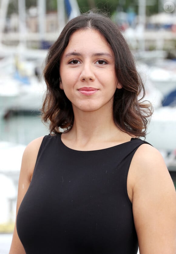 Anaide Rozam - Photocall du film "Iris", en compétition, lors de la 26ème Edition du Festival de la Fiction de La Rochelle. Le 11 septembre 2024 © Patrick Bernard / Bestimage