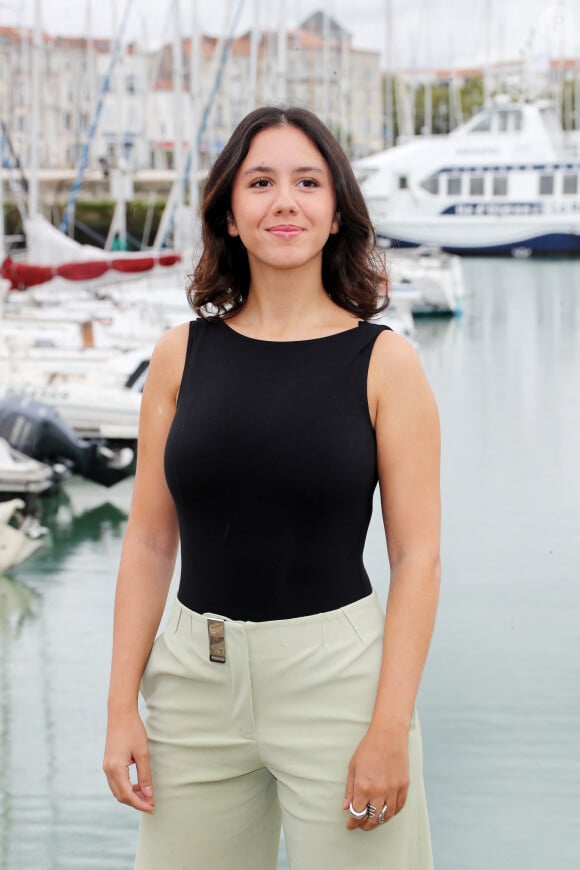 Anaide Rozam - Photocall du film "Iris", en compétition, lors de la 26ème Edition du Festival de la Fiction de La Rochelle. Le 11 septembre 2024 © Patrick Bernard / Bestimage