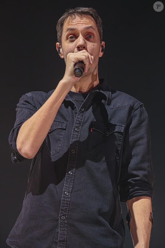 Grand Corps Malade (Fabien Marsaud) en concert au Zénith de Lille, France, le 15 février 2024. © Stephane Vansteenkiste/Bestimage