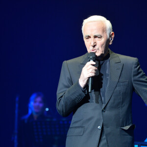 Charles Aznavour en concert au Palais des Sports à Paris, le 21 décembre 2016. © Guirec Coadic/Bestimage 