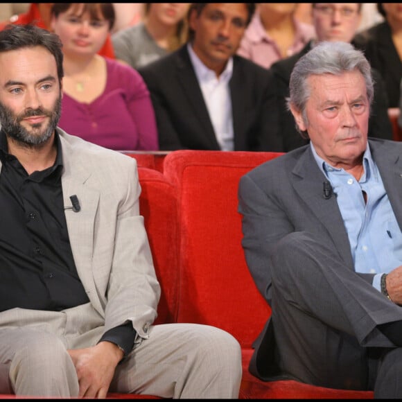 Anthony Delon et son père Alain © Guillaume Gaffiot/bestimage