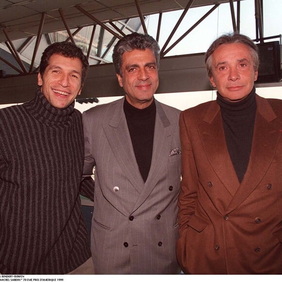 Nagui, Michel Sardou et Enrico Macias.