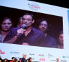 Thierry Frémaux, Irène HJacob, Vincent Lindon, Anthony Delon - Pour la séance de clôture de la 16ème édition du Festival Lumière de Lyon, un hommage tout particulier a été rendu à l'acteur Alain Delon en projetant "Plein Soleil" de René Clément. Pour l'occasion Vincent Lindon a prononcé un discours en présence de Anthony Delon, qui, sous le coup de l'émotion, a fondu en larmes pendant l'évocation de son père. C'est la première fois, depuis sa disparition, qu'un hommage était rendu en public à Alain Delon, au Halle Tony Garnier, à Lyon, France, le 20 octobre 2024. © Dominique Jacovides/Bestimage 