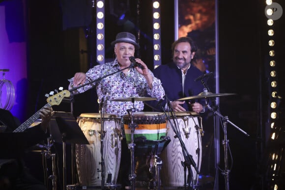 Exclusif - Mino Cinelu, André Manoukian - Enregistrement de l'émission "Le Grand Echiquier, Spéciale Outre-Mer", présentée par C.Chazal et A.Manoukian et diffusée le 24 octobre sur France 2 © Jack Tribeca / Bestimage