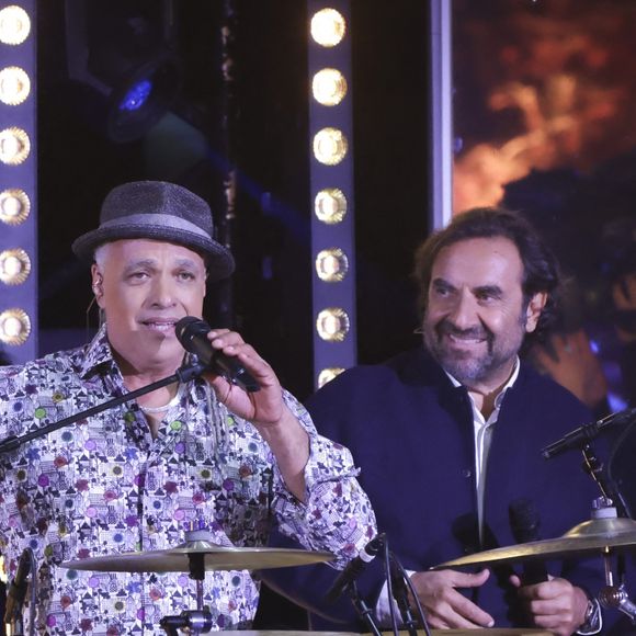 Exclusif - Mino Cinelu, André Manoukian - Enregistrement de l'émission "Le Grand Echiquier, Spéciale Outre-Mer", présentée par C.Chazal et A.Manoukian et diffusée le 24 octobre sur France 2 © Jack Tribeca / Bestimage