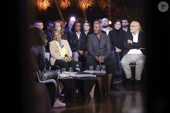 Exclusif - Christiane Taubira, Harry Roselmack - Enregistrement de l'émission "Le Grand Echiquier, Spéciale Outre-Mer", présentée par C.Chazal et A.Manoukian et diffusée le 24 octobre sur France 2 © Jack Tribeca / Bestimage