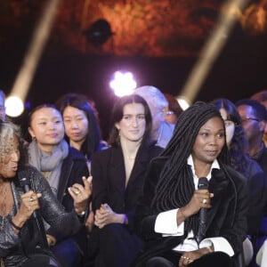 Exclusif - Marijosé Alié, Kareen Guiock Thuram, Claire Chazal - Enregistrement de l'émission "Le Grand Echiquier, Spéciale Outre-Mer", présentée par C.Chazal et A.Manoukian et diffusée le 24 octobre sur France 2 © Jack Tribeca / Bestimage