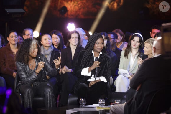 Exclusif - Marijosé Alié, Kareen Guiock Thuram, Claire Chazal - Enregistrement de l'émission "Le Grand Echiquier, Spéciale Outre-Mer", présentée par C.Chazal et A.Manoukian et diffusée le 24 octobre sur France 2 © Jack Tribeca / Bestimage