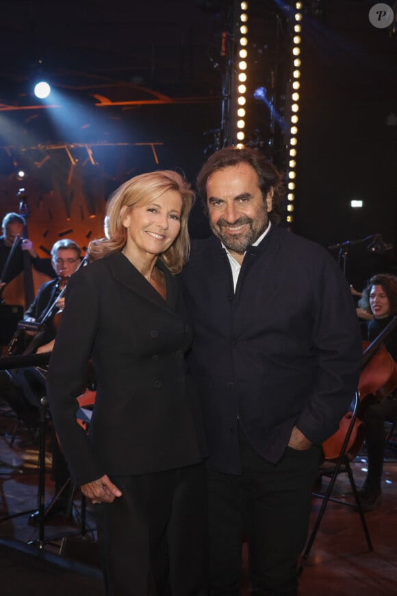 Exclusif - Claire Chazal, André Manoukian - Enregistrement de l'émission "Le Grand Echiquier, Spéciale Outre-Mer", présentée par C.Chazal et A.Manoukian et diffusée le 24 octobre sur France 2 © Jack Tribeca / Bestimage