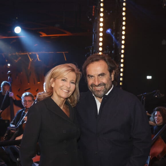 Exclusif - Claire Chazal, André Manoukian - Enregistrement de l'émission "Le Grand Echiquier, Spéciale Outre-Mer", présentée par C.Chazal et A.Manoukian et diffusée le 24 octobre sur France 2 © Jack Tribeca / Bestimage