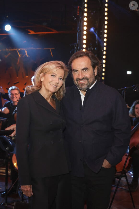 Exclusif - Claire Chazal, André Manoukian - Enregistrement de l'émission "Le Grand Echiquier, Spéciale Outre-Mer", présentée par C.Chazal et A.Manoukian et diffusée le 24 octobre sur France 2 © Jack Tribeca / Bestimage