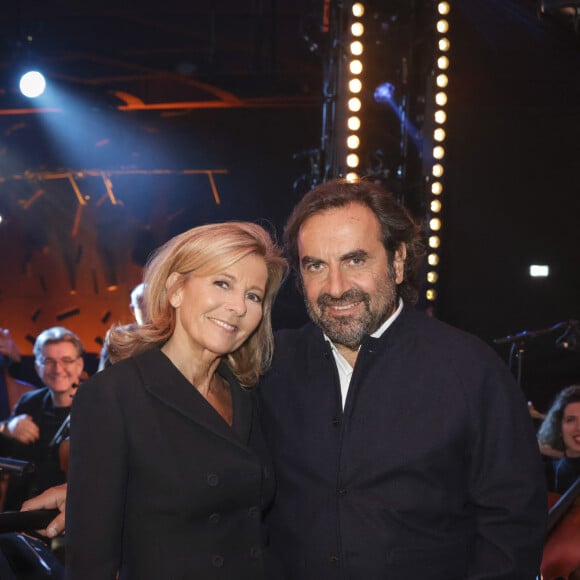 Exclusif - Claire Chazal, André Manoukian - Enregistrement de l'émission "Le Grand Echiquier, Spéciale Outre-Mer", présentée par C.Chazal et A.Manoukian et diffusée le 24 octobre sur France 2 © Jack Tribeca / Bestimage