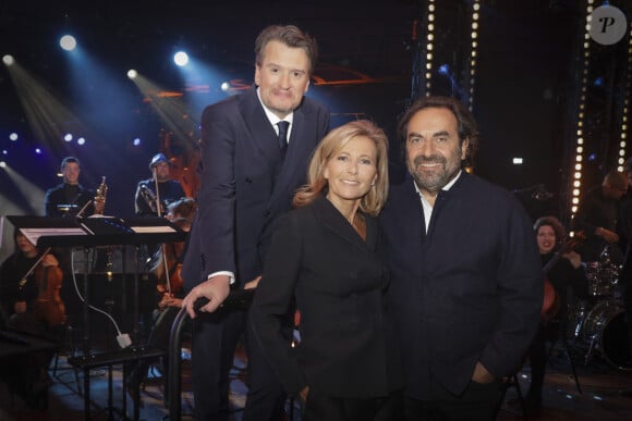 Exclusif - Claire Chazal, André Manoukian - Enregistrement de l'émission "Le Grand Echiquier, Spéciale Outre-Mer", présentée par C.Chazal et A.Manoukian et diffusée le 24 octobre sur France 2 © Jack Tribeca / Bestimage