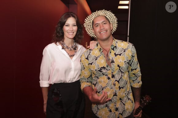 Exclusif - Mareva Galanter et Eto - Backstage - Enregistrement de l'émission "Le Grand Echiquier, Spéciale Outre-Mer", présentée par C.Chazal et A.Manoukian et diffusée le 24 octobre sur France 2 © Jack Tribeca / Bestimage