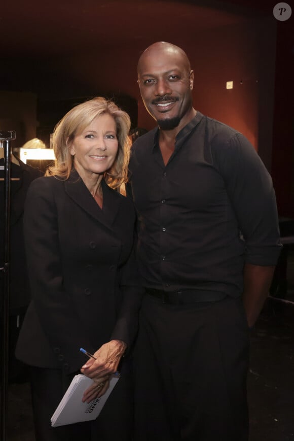 Exclusif - Claire Chazal, Harry Roselmack - Backstage - Enregistrement de l'émission "Le Grand Echiquier, Spéciale Outre-Mer", présentée par C.Chazal et A.Manoukian et diffusée le 24 octobre sur France 2 © Jack Tribeca / Bestimage