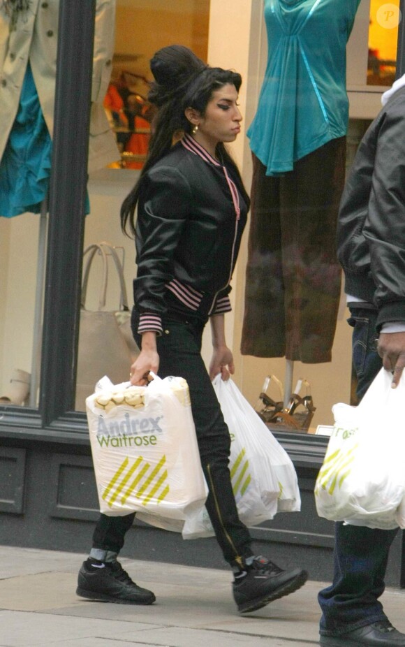 Amy Winehouse à Londres, courant mars 2010