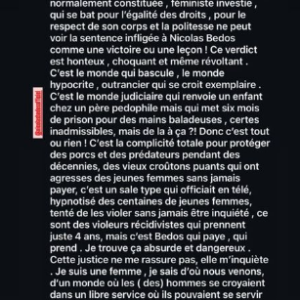 Victoria Bedos a repartagé des stories de personnes prenant la défense de Nicolas Bedos