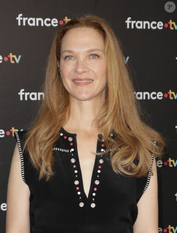 Odile Vuillemin au photocall de la conférence de presse de rentrée de France Télévisions à Paris, France, le 4 septembre 2024. © Coadic Guirec/Bestimage 