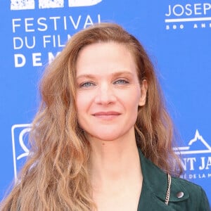 Odile Vuillemin au photocall du film "Le Signalement" lors de la 3ème édition du festival du film de Demain (30 mai - 2 juin 2024), à Vierzon, France, le 31 mai 2024. © Coadic Guirec/Bestimage 