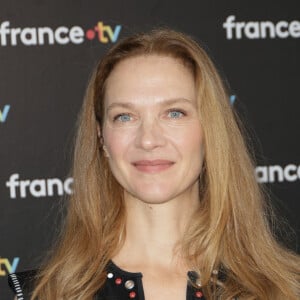 Odile Vuillemin au photocall de la conférence de presse de rentrée de France Télévisions à Paris, France, le 4 septembre 2024. © Coadic Guirec/Bestimage 