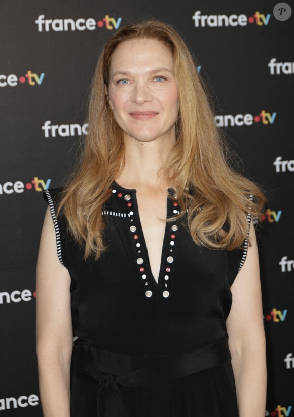 Odile Vuillemin au photocall de la conférence de presse de rentrée de France Télévisions à Paris, France, le 4 septembre 2024. © Coadic Guirec/Bestimage 